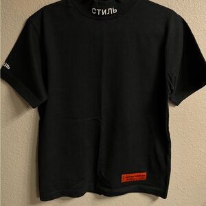 Heron Preston Black Short Sleeve Tee